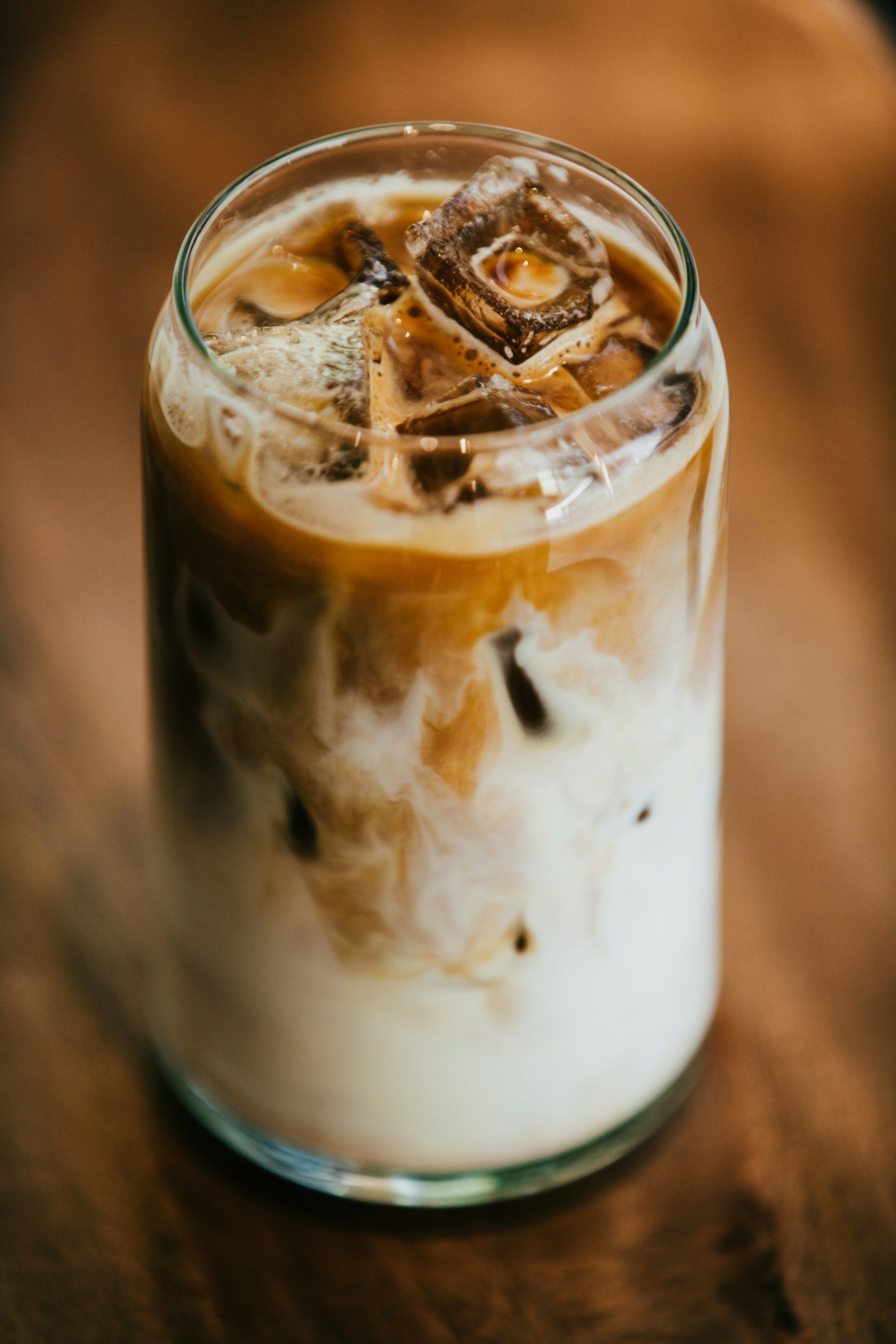 An iced latte from The Refined Cup
