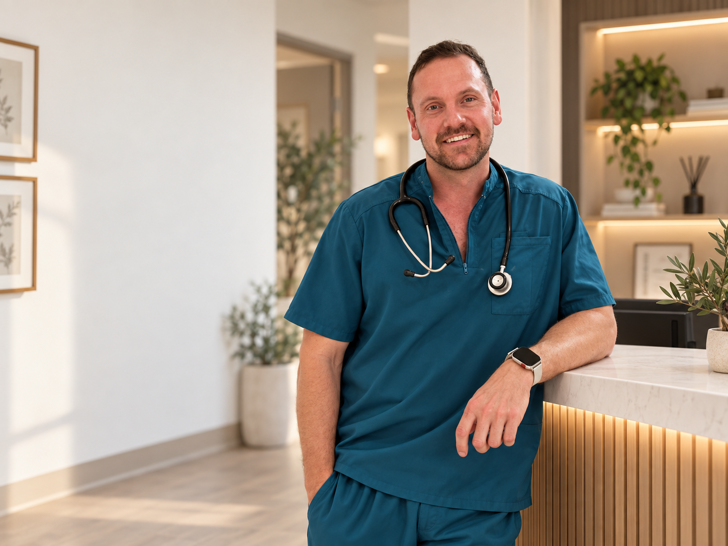 Dr Daniel Lombard in the RefineMed practice